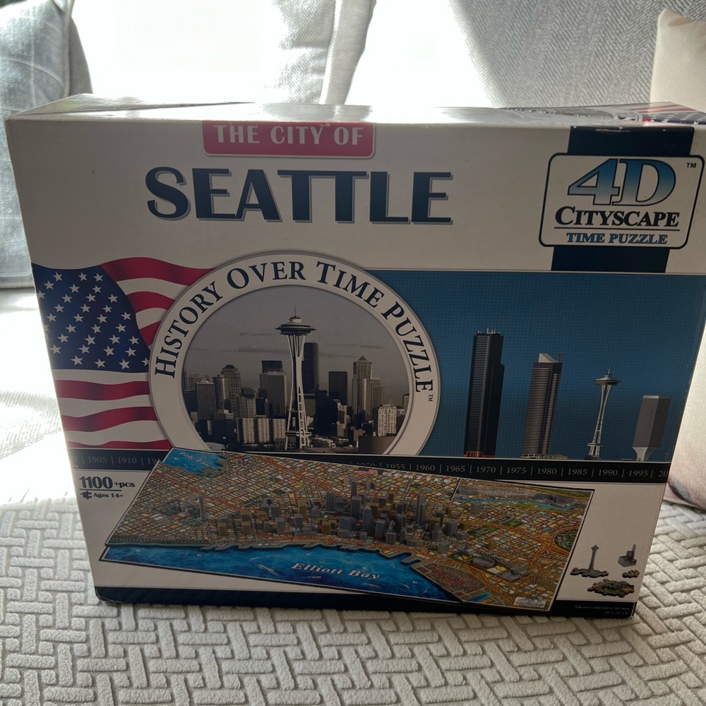 4D Cityscape Seattle Time Puzzle